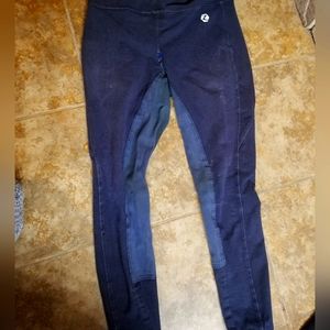 horze full seat pull on tights